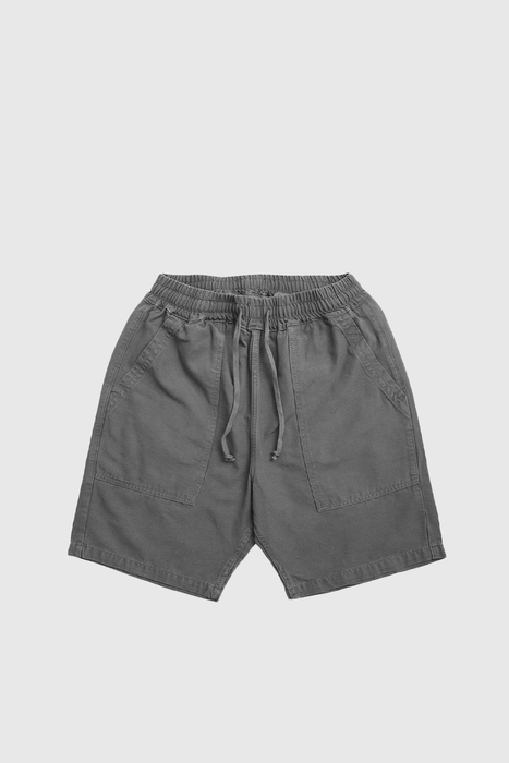 Classic Canvas Chef Shorts - Grey