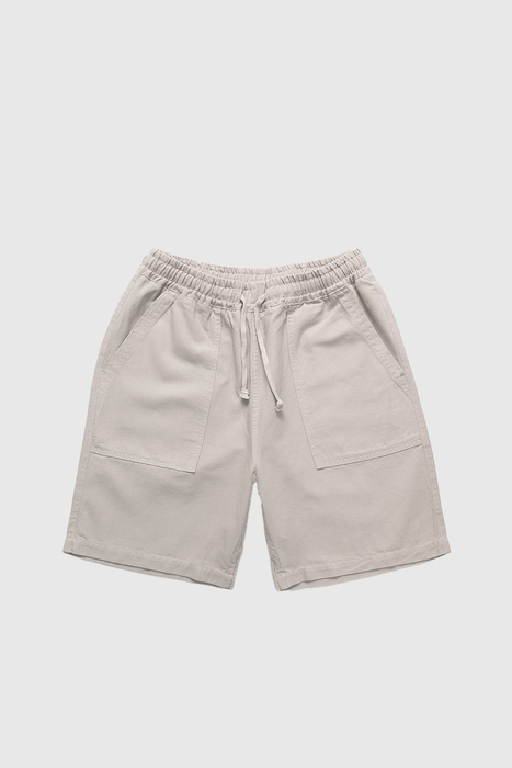 Classic Canvas Chef Shorts - Stone