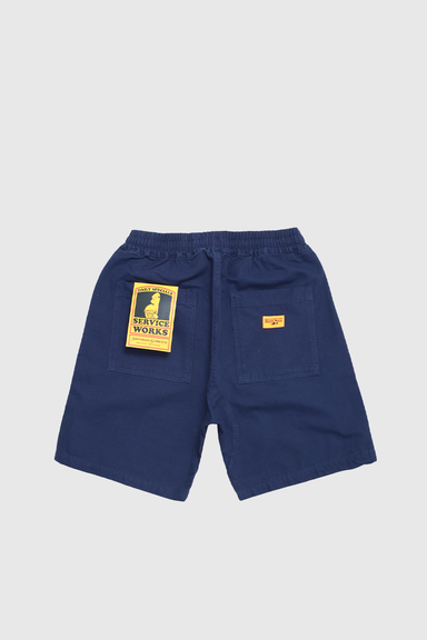 Classic Canvas Chef Shorts - Navy