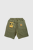 Classic Canvas Chef Shorts - Olive