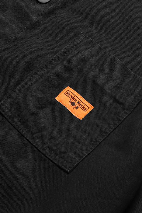 Canvas Coverall Jacket - Black