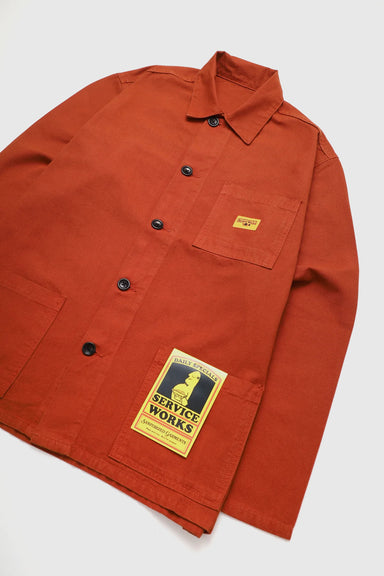 Canvas Coverall Jacket - Terracotta