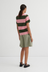 Classic Tee - Begonia Stripe