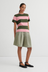 Classic Tee - Begonia Stripe