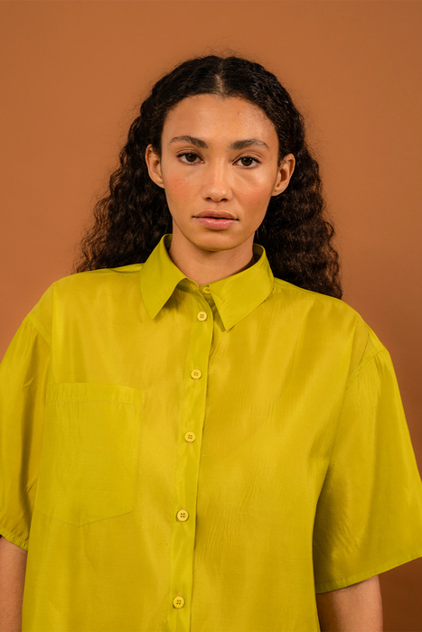 Coastal Shirt - Chartreuse