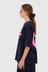 Come With Us Tee - Navy / Fluro Pink