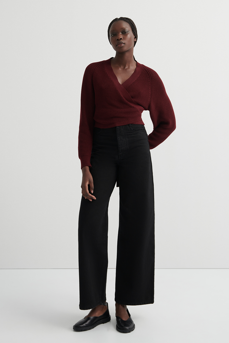 Composure Cardigan - Maroon