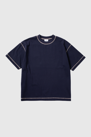 Contrast Tee - Navy