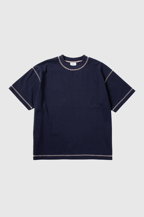 Contrast Tee - Navy