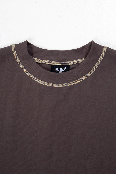 Contrast Tee - Charcoal