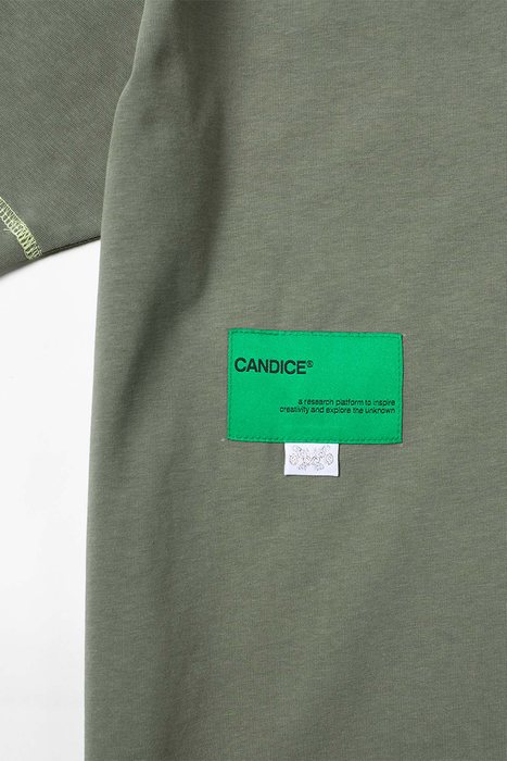 Contrast Tee - Sage