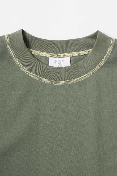 Contrast Tee - Sage