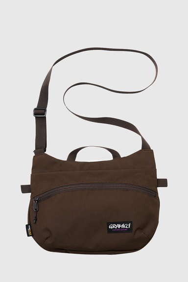 Cordura Shoulder Bag - Brown