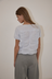 Crinkle Top - Powder Blue Stripe