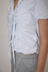 Crinkle Top - Powder Blue Stripe