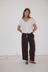 Crinkle Top - White