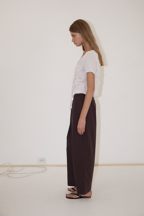 Crinkle Top - White