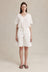 Cross Stitch Jean Short - Blanc