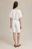 Cross Stitch Jean Short - Blanc