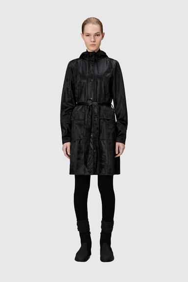 Curve Long Jacket - Coal