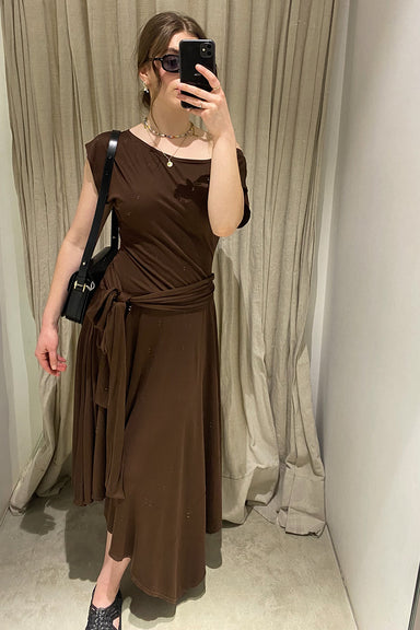 Inez Dress - Chocolate