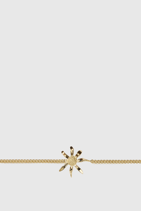 Daisy Charm Bracelet - Gold Plated