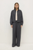Dani Wool Drawcord Jacket - Dark Charcoal Marle
