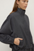 Dani Wool Drawcord Jacket - Dark Charcoal Marle