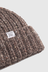 Daniel Donegal Rib Beanie - Seal Brown