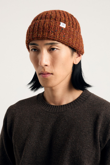 Daniel Donegal Rib Beanie - Ginger