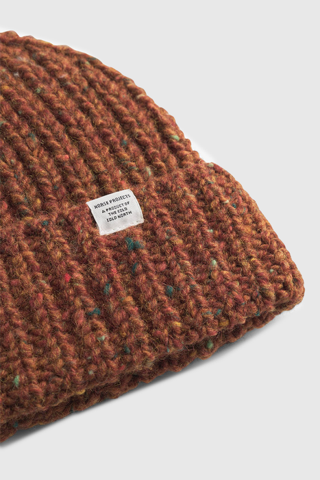 Daniel Donegal Rib Beanie - Ginger