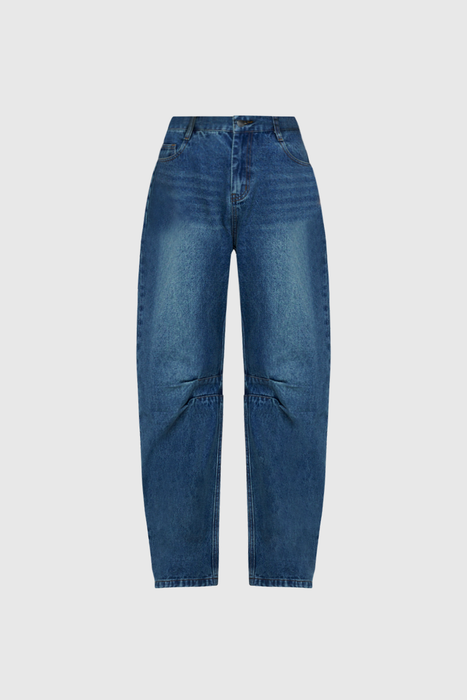 Darted Leg Jeans - Indigo