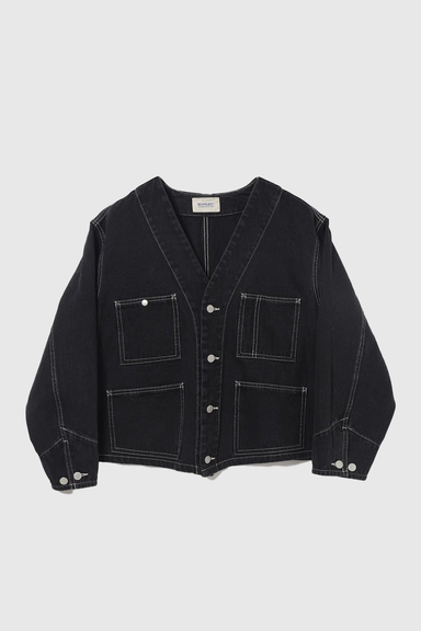 Denim Engineer Jacket - Black