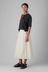 Denim Skirt - Ecru