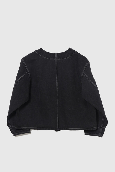 Denim Engineer Jacket - Black