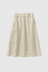 Denim Skirt - Ecru