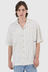 Deuce Stripe Bowler Shirt - White
