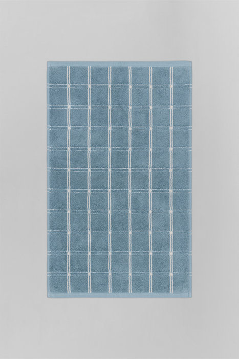 Devon Bath Mat - Celeste / Chalk