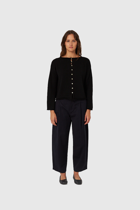 Doll's Reversible Cardigan - Black