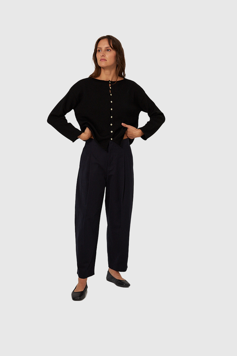 Doll's Reversible Cardigan - Black