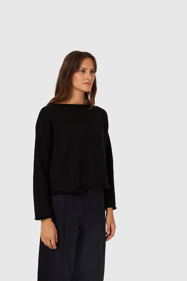 Doll's Reversible Cardigan - Black