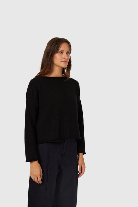 Doll's Reversible Cardigan - Black