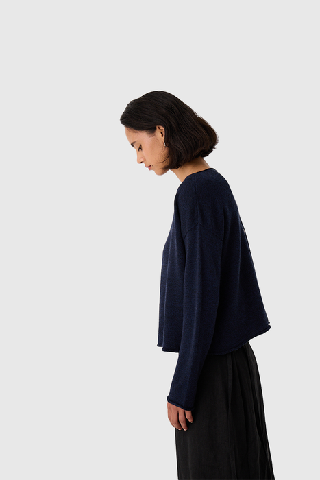 Doll's Reversible Cardigan - Ink