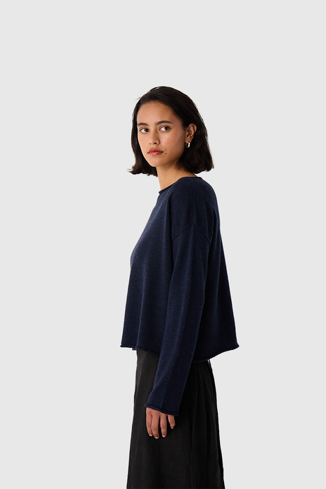 Doll's Reversible Cardigan - Ink