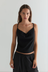 Drape Jersey Top - Black