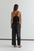 Drape Jersey Top - Black