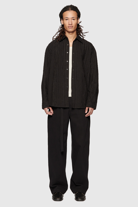 Drop LS Shirt - Black Tux