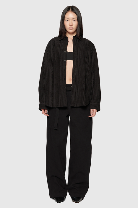 Drop LS Shirt - Black Tux