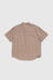 Drop SS Shirt - Brown Check