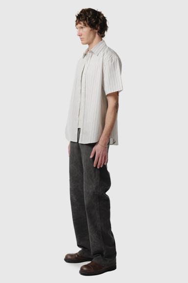 Drop SS Shirt - Grey Stripe